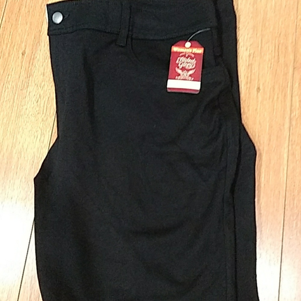 NWT Faded Glory Plus Size 22W Ponte Pants